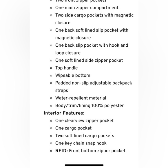 Lug Hatchback 3, Metallic Olive, NWT - Picture 11 of 11